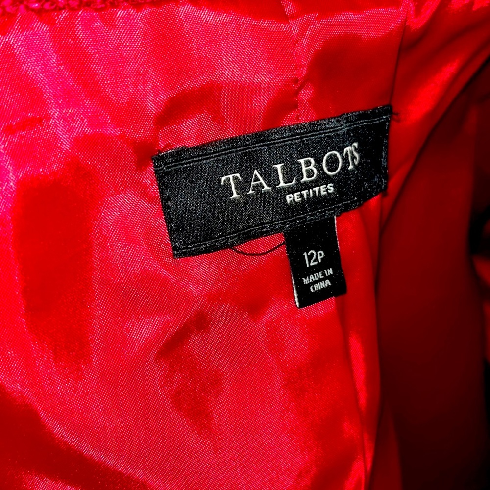 Talbots Red Jacket